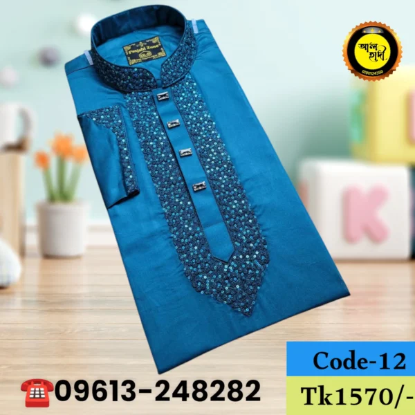প্রিমিয়াম কোয়ালিটি পাঞ্জাবী- কোডঃ 12