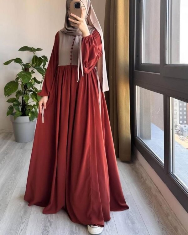 মরিয়াম বোরকা-  ❤️ কালার: মারুন (Maroon)